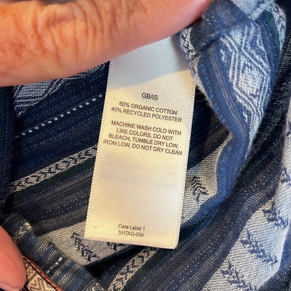 Sherpa Adventure Gear Men's Organic Cotton Short Sleeve Button Down Shirt Small - Picture 7 of 8